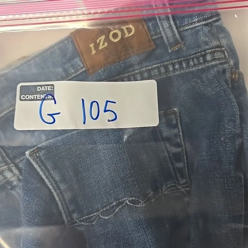 IZOD Jeans Women 10 Blue Stretch Denim Favorite Flare Preppy Trend Stretch Pants